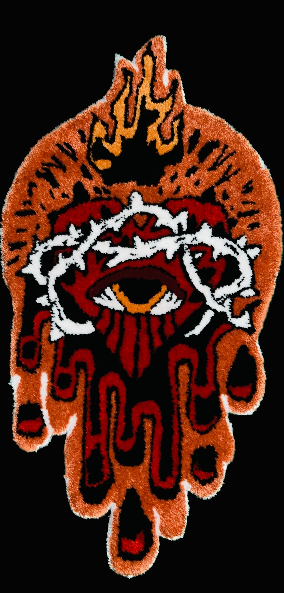 Burning Heart Rug