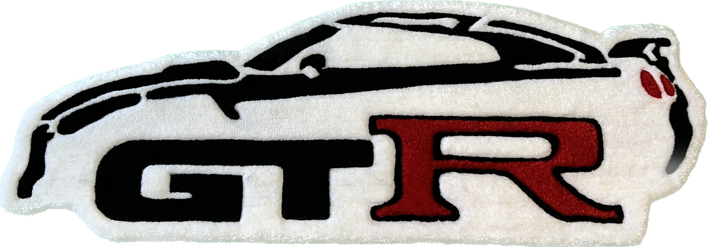 Nissan GT-R Rug / Teppich / R 35 / tufted rug