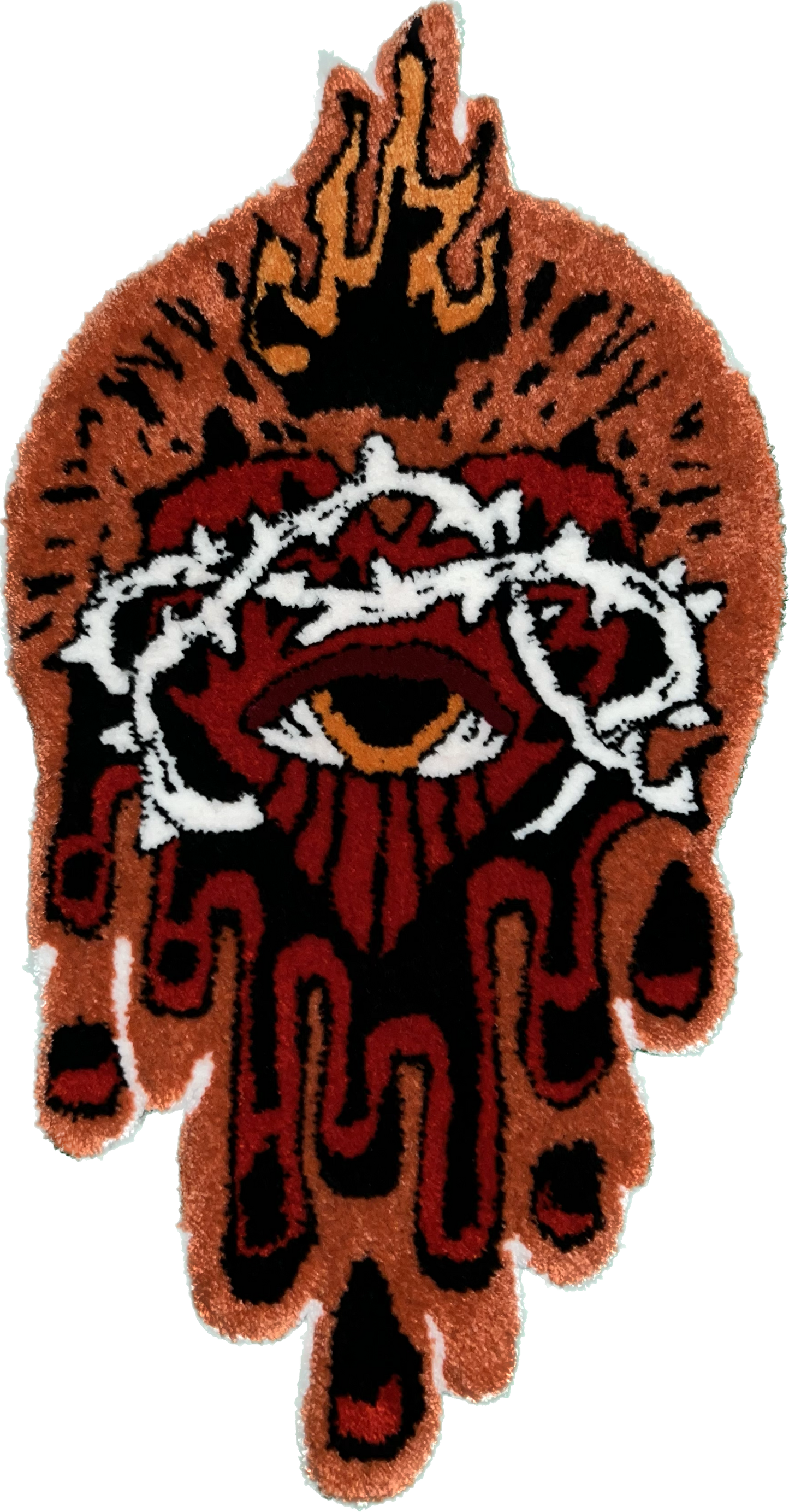 Burning Heart Rug