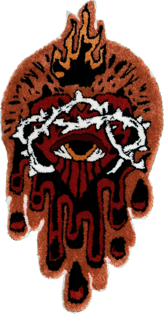 Burning Heart Rug