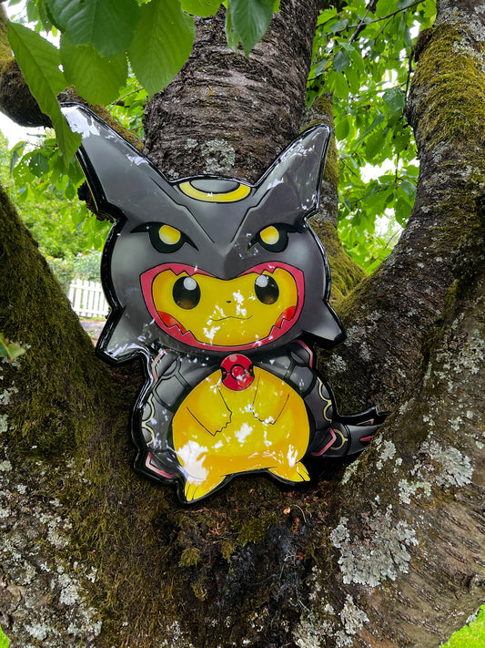Poncho Pikachu Shiny Rayquaza