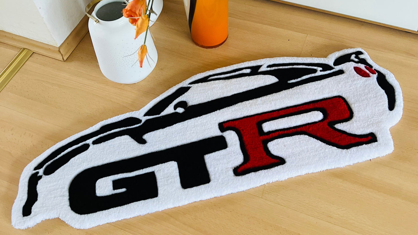 Nissan GT-R Rug / Teppich / R 35 / tufted rug