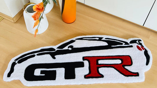 Nissan GT-R Rug / Teppich / R 35 / tufted rug